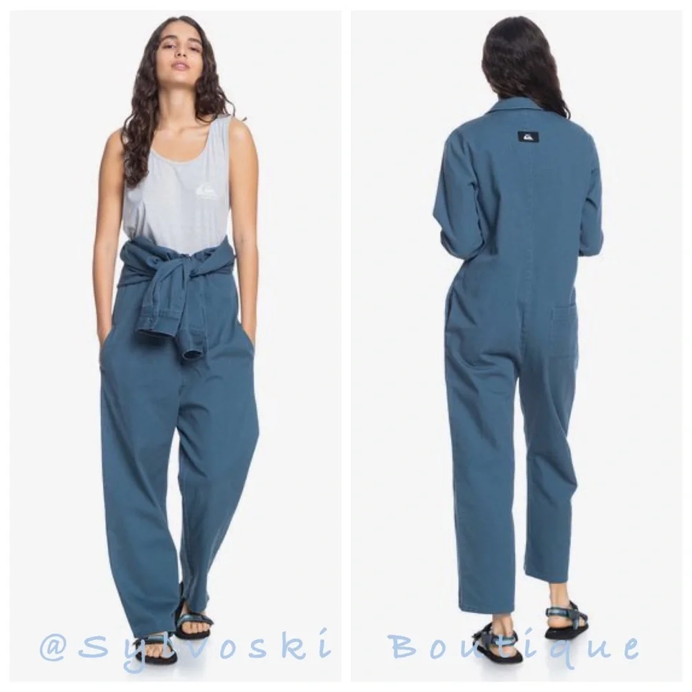 🔥 Quiksilver Womens - Long Sleeve Jumpsuit for Women NWT - Picture 2 of 6